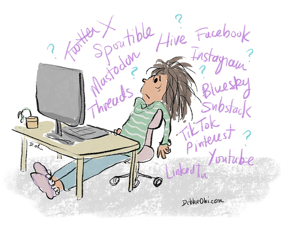 Why I'm on Bluesky (and my personal take on social media for the kidlit  community right now) - Debbie Ridpath Ohi