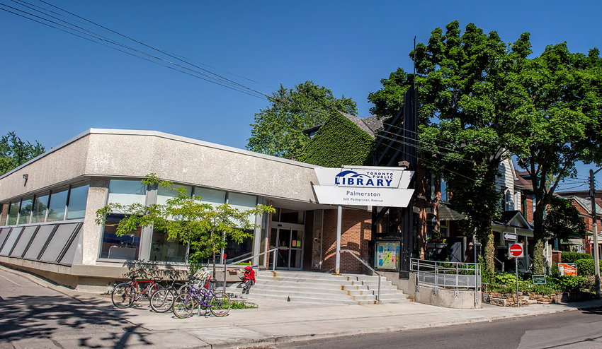 Toronto Public Library Palmerston branch.
